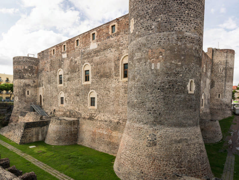 Il Castello Ursino a Catania