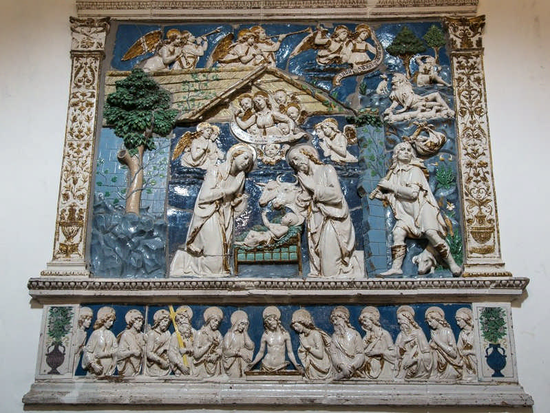 Pala d'altare di Andrea della Robbia La Pala d'altare di Andrea della Robbia nella Chiesa di Santa Maria della Stella a Militello