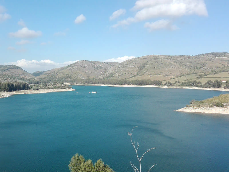 Il lago di Santa Rosalia a Giarratana