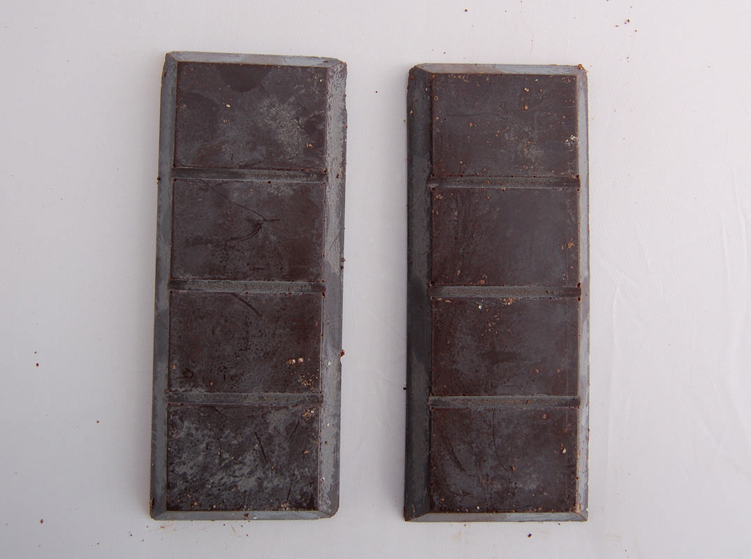 Barrette di cioccolato di Modica Le barrette di cioccolato