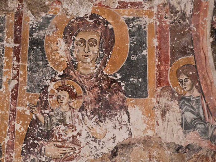 Affresco Affresco della Chiesa rupestre di San Nicolò Inferiore