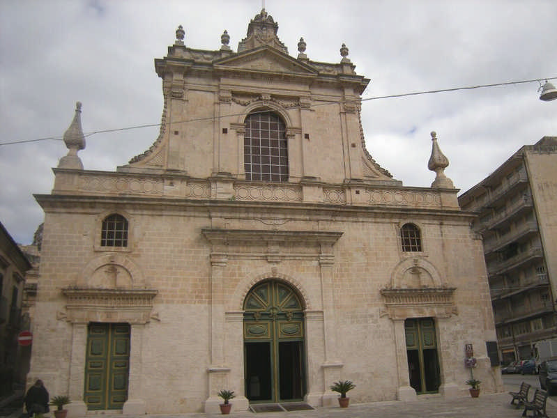 Facciata della Chiesa di Santa Maria di Betlem a Modica