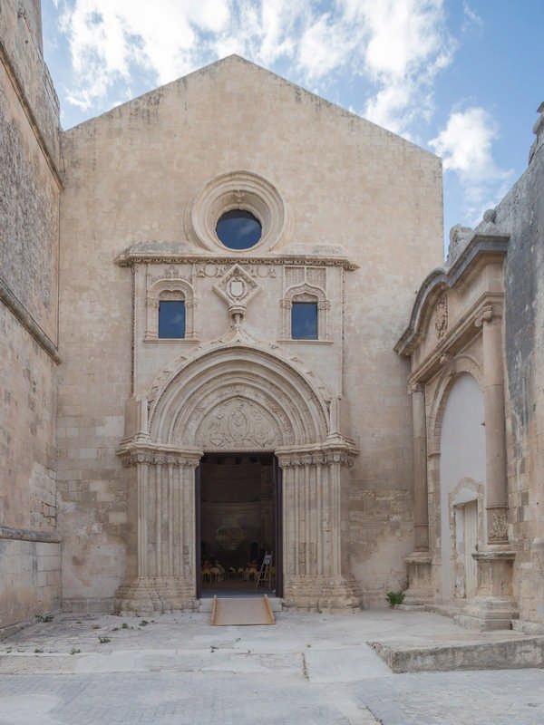 Facciata della Chiesa di Santa Maria del Gesù a Modica