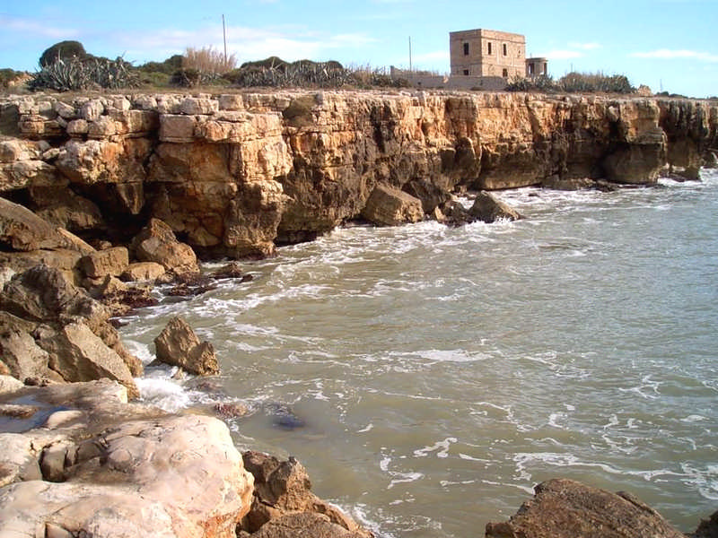 La scogliera di Costa di Carro