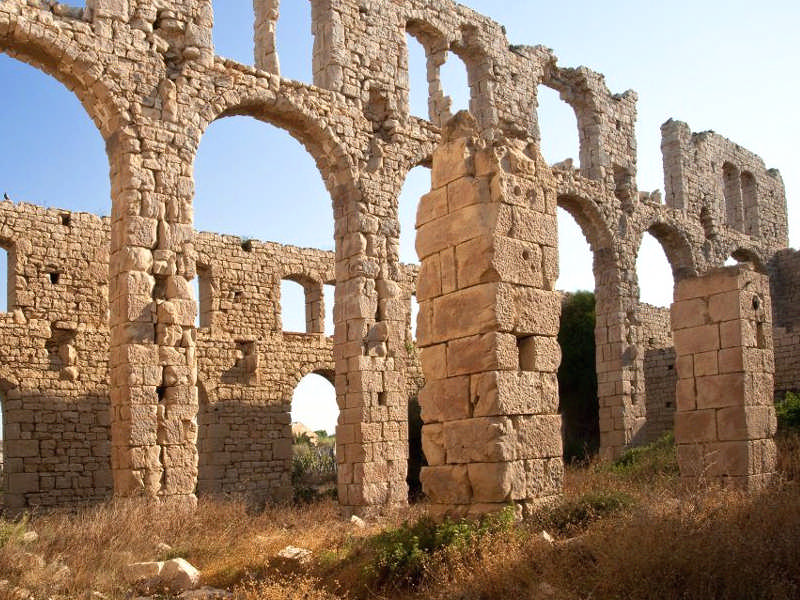 Ruderi della Fornace Penna Particolare dei ruderi della Fornace Penna in contrada Pisciotto a Scicli