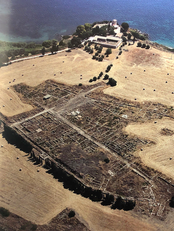 Veduta aerea di Megara Hyblaea