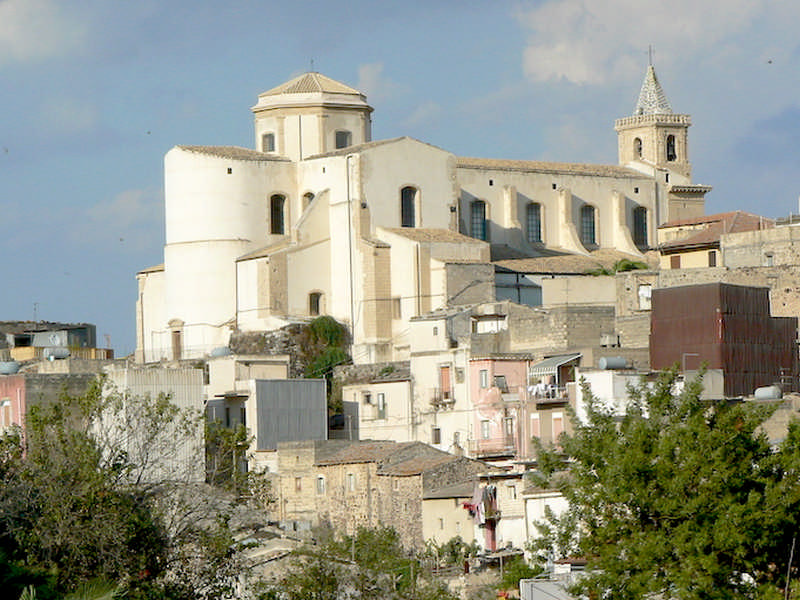 Veduta laterale della Basilica di Sant’Antonio Abate di Francofonte