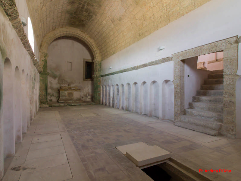 La cripta del Convento dei Frati Minori Cappuccini a Lentini
